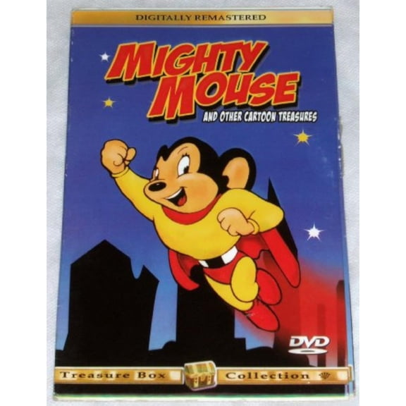 Mighty Mouse and Other Cartoon Treasures (DVD, Disc Sleeve) NEW