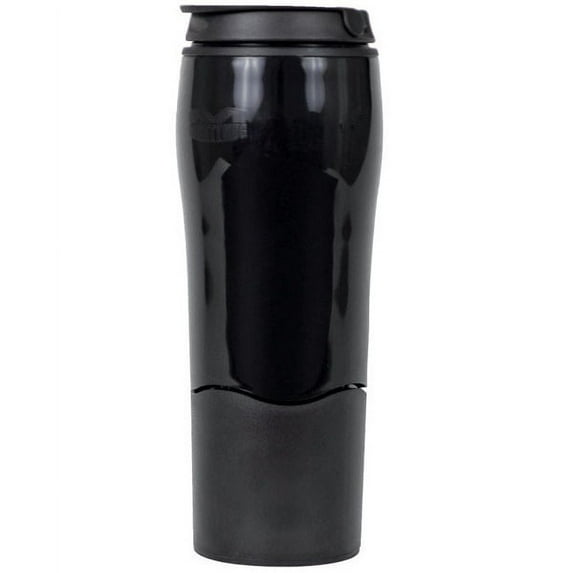 Mighty Mug Black Plastic Travel Mug BPA Free 16 oz.