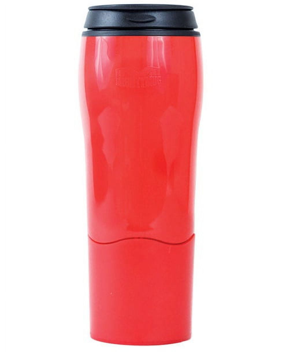 Mighty Mug Red Plastic Travel Mug BPA Free 16 oz.