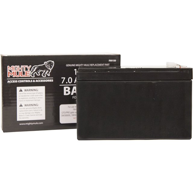 Mighty Mule 12Volt Battery for Mighty Mule Automatic Gate Openers