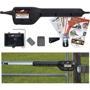 Mighty Mule MM271 Automatic Gate Opener, Solar Ready, with Gate Opener Remote and More-Up to 12ft Long or 300lb, Black, 1 Gate Opener Kit
