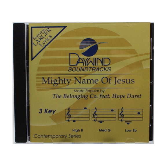 Mighty Name Of Jesus Popular by The Belonging Co Hope Darst NEW CD Accompaniment