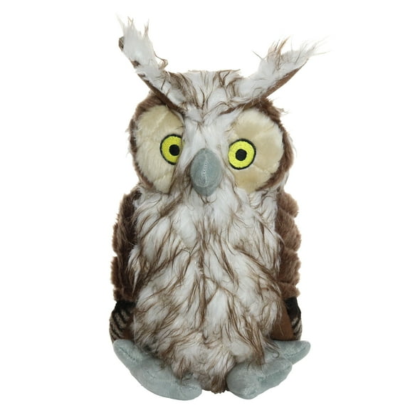 Mighty Nature Owl Durable Plush Squeaky Dog Toy