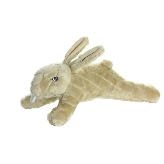Mighty Nature Rabbit Brown Durable Plush Squeaky Dog Toy