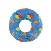 Mighty No Stuff Medium Ring Dog Toy, Celebration , Squeaky Plastic Core