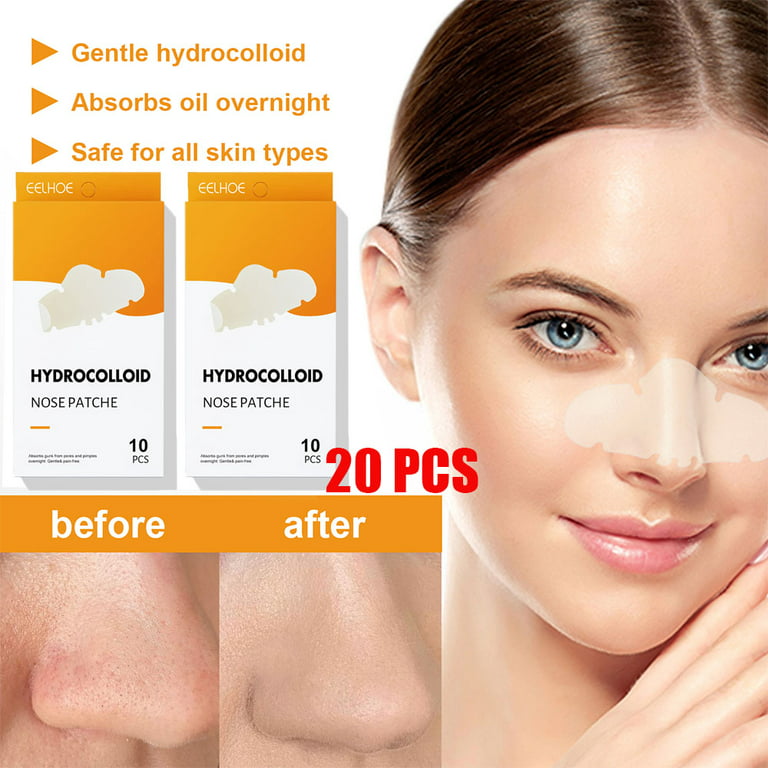  Mighty Patches for nose pores from Hero Cosmetics - XL  Hydrocolloid Pimples, Zits and Oil - Dermatologist-Approved Overnight pore  Strips to Absorb Acne nose Gunk (10 Count) : Beauty & Personal Care