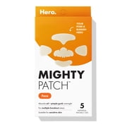 Hero Cosmetics Mighty Patch Face Multi-Blemish Hydrocolloid Acne Pimple Patch 5 Count