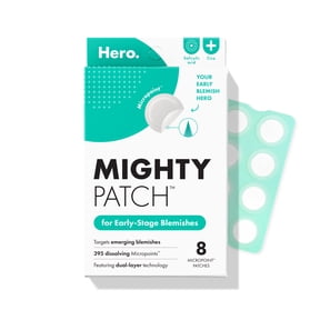Hero Cosmetics Mighty Patch Micropoint for Blemishes, Early-Stage Blemish Patch, 8 Count
