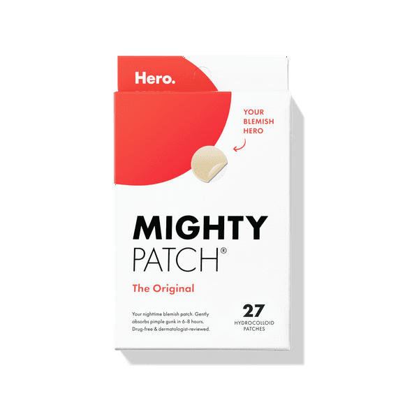 Mighty Patch™ Original from Hero Cosmetics - Hydrocolloid Acne Pimple Patch (27 Patches)