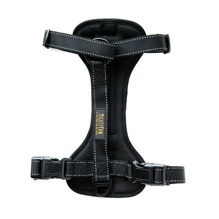 Mighty Paw Car Dog Harness, Vehicle Safety Harness with Adjustable Straps and Soft Padding, Doubles as a Standard Harness with a No Pull Front Leash Attachment