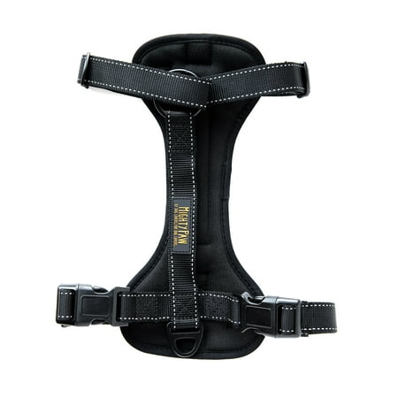 Mighty Paw Car Dog Harness, Vehicle Safety Harness with Adjustable Straps and Soft Padding, Doubles as a Standard Harness with a No Pull Front Leash Attachment
