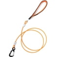 thumbnail image 1 of Mighty Paw Chew-Proof Cable Dog Leash, 6ft - Orange, 1 of 10