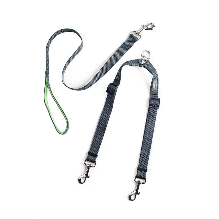 Mighty Paw Double Dog Leash Two Dog Adjustable Length Dog Lead No Tangle Leash for 2 Dogs