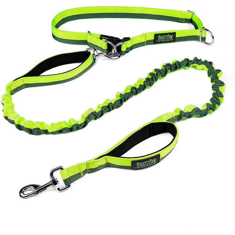 Mighty Paw Hands Free Bungee Leash 4' Dog Lead W/ Dual