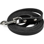Mighty Paw Leather Dog Leash, 5 ft Leash Super Soft Distressed Leather, Modern Stylish Lead. For Small, Medium and Large Pets