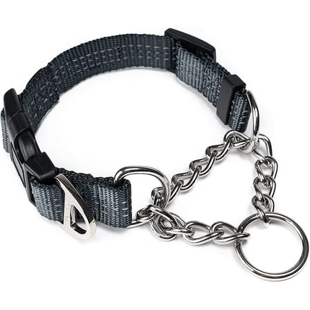 Mighty Paw Martingale Training Dog Collar, Limited Cinch Chain