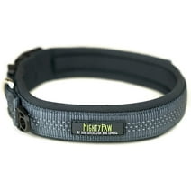 Mighty Paw Neoprene Padded Dog Collar, Sports Collar with Reflective Stitching, Extra Comfort for Active Dogs