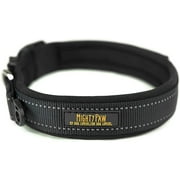 Mighty Paw Neoprene Padded Dog Collar, Sports Collar with Reflective Stitching, Extra Comfort for Active Dogs