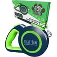 thumbnail image 1 of Mighty Paw Retractable Dog Leash Durable 10x Strong Stainless Steel Internal Coil Reflective Stitching 1 Touch Lock No Slip Grip, 1 of 9