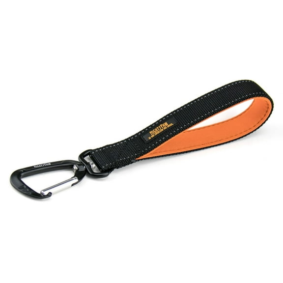 Mighty Paw Short Leash for Dogs, Traffic Handle Dog Leash, Puppy Leash with Padded Handle, Reflective Stitching, up to 400kg Tension Control, Tangle-Free, Pet Leash, Black