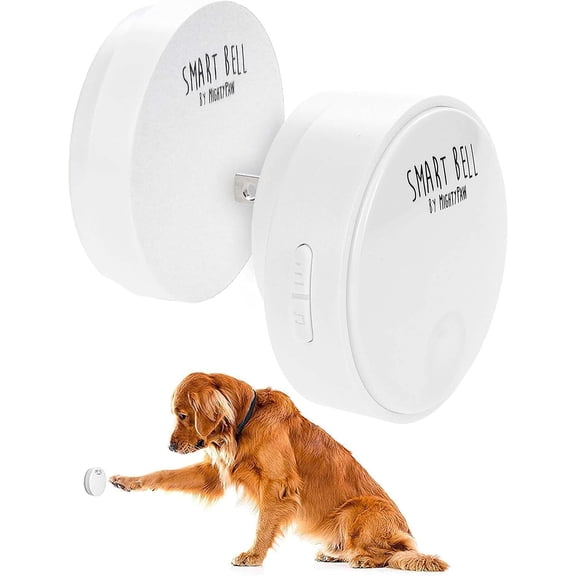 Mighty Paw Weatherproof Door Mounted Smart Pet Doorbell, 1 Activator