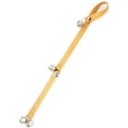thumbnail image 1 of Mighty Paw Tinkle Dog Bells 2.0, Designer Dog Training Bells with Stylish Fabric, Potty Bells for Dogs, Yellow, 1 of 8