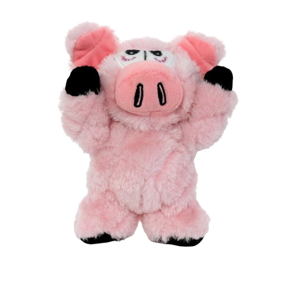 Tuffy® - Mighty® Pig Ultra Durable Plush Dog Toy with Multiple Layers & Reinforced Seams, Washable and Floats, Mighty® Construction