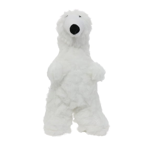 Mighty : Polar Bear Dog Toy: Ultra Durable Plush Toy with Multiple Layers & Reinforced Seams , Washable and Floats , Mighty Construction