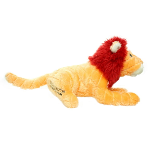 Mighty Safari Lion Durable Plush Squeaky Dog Toy