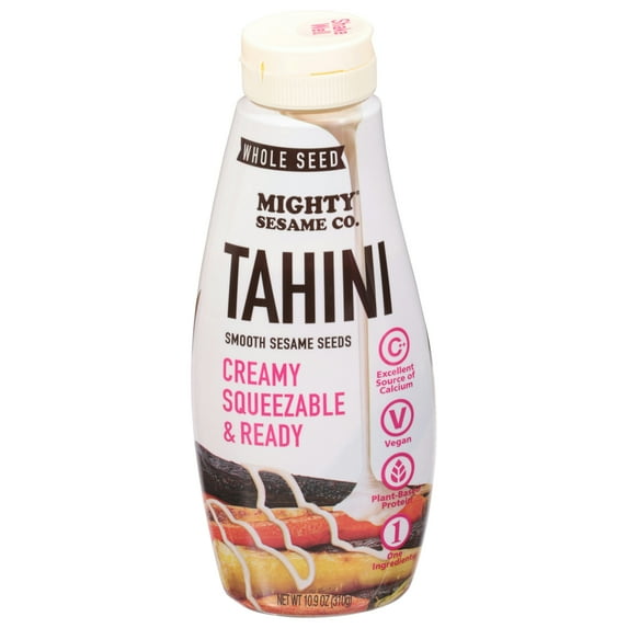Mighty Sesame Co Whole Seed Tahini Squeeze 10.9 oz (Pack of 8)