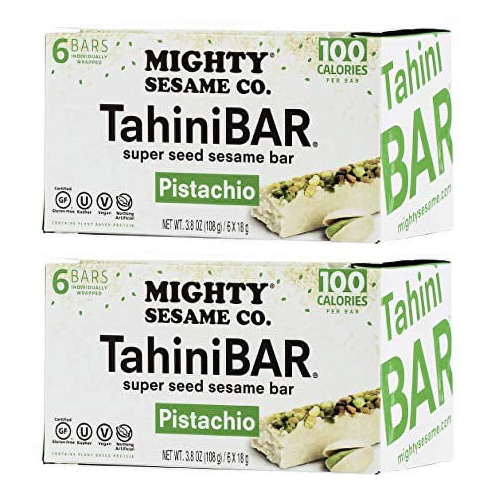 Mighty Sesame Pistachio Tahini Bars - 6 Bars