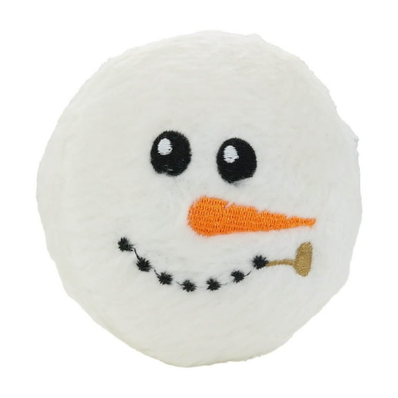 Mighty Small Snowball Durable Squeaky Plush No Stuff Dog Toy