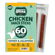 Mighty Spark Honey & Jalapeno Chicken Snack Sticks, 4 oz, 4 Count Pack