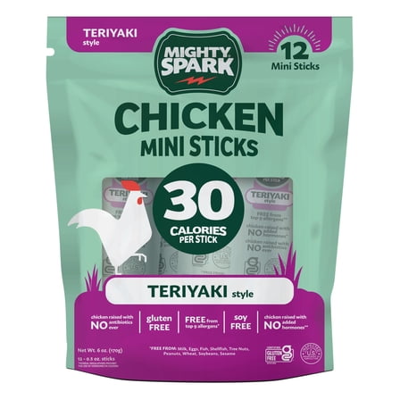 Mighty Spark Shop Meat Sticks Beef Jerky and Dried Meats - Walmart.com