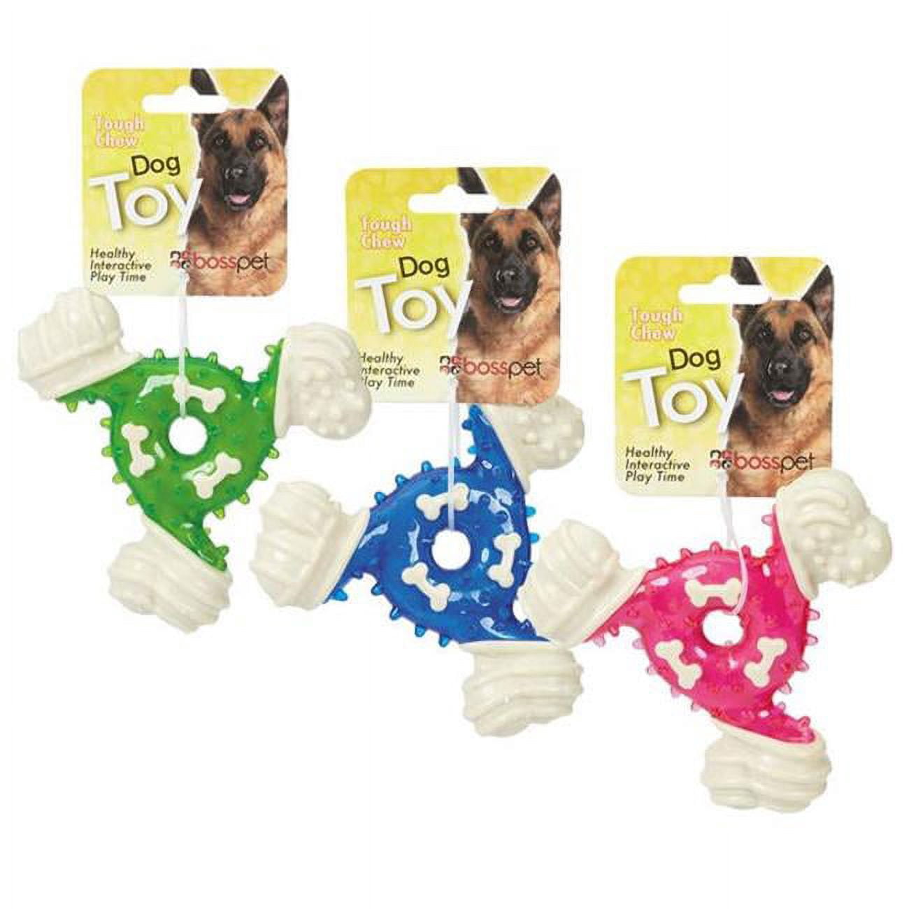Pet Edge A03939 TPR Mighty Triangle Dog Toy - Walmart.com