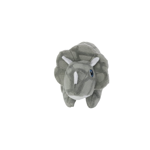 Mighty : Triceratops Dog Toy : Ultra Durable Plush Toy with Multiple Layers & Reinforced Seams , Washable and Floats , Mighty Construction