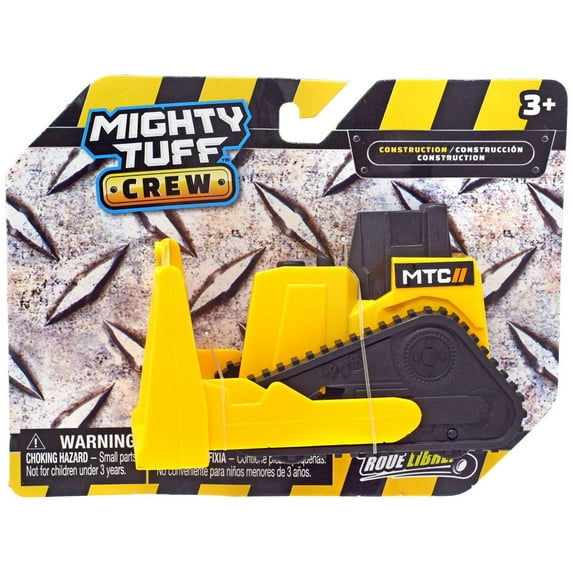 Mighty Tuff Crew Construction Bulldozer Plastic Vehicle