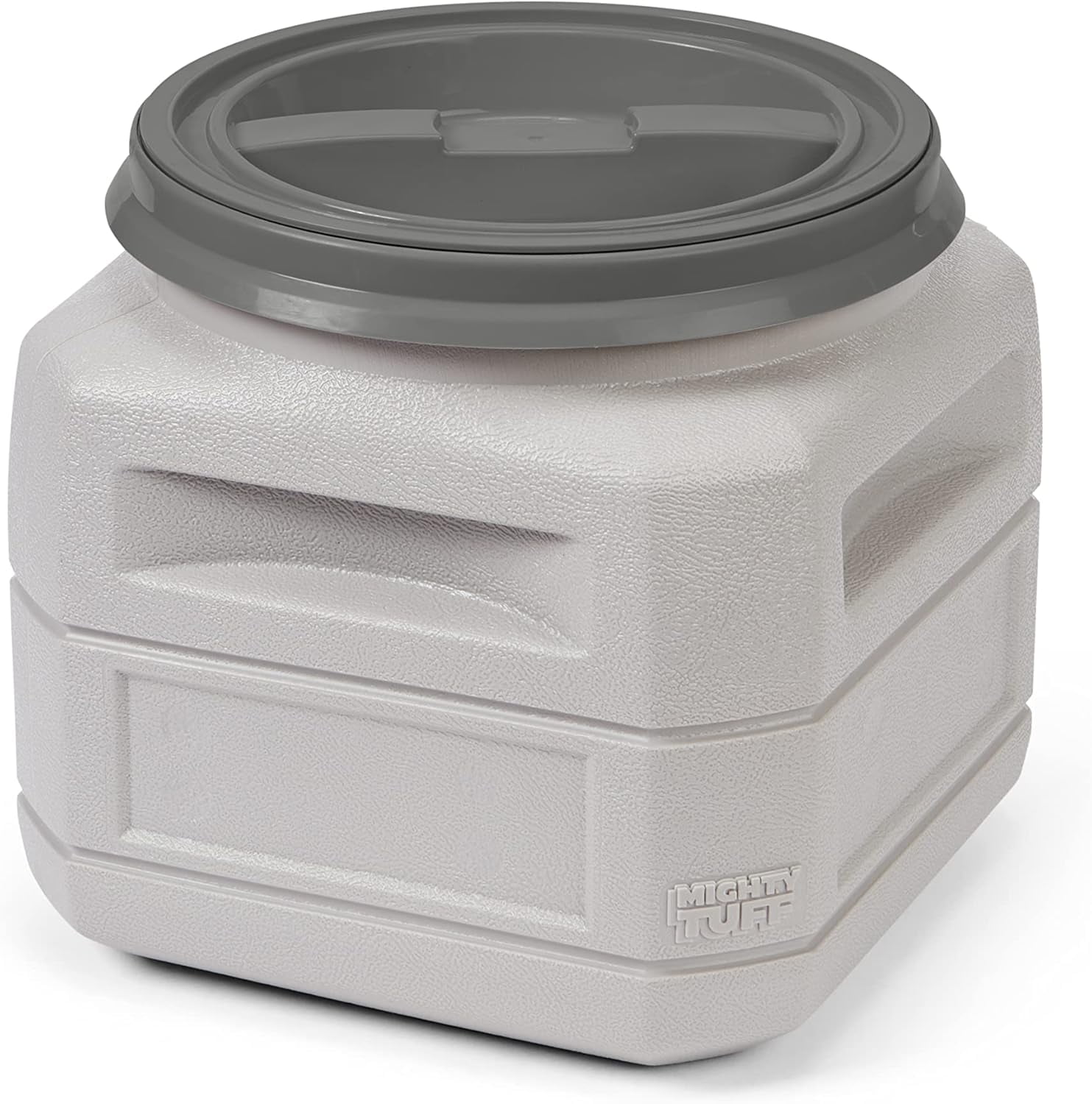Highty Food Mighty Tuff Pet Food Container with Airtight Twist Lid, 6 Gallon/ up to ...