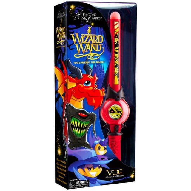 Might Wizard Mighty Wizard Wand: Of Dragons, Fairies, and Wizards Vog Hand Held ...