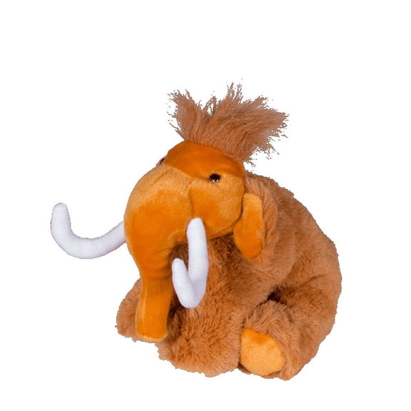 Mighty the Mammoth 8 Inch Plush Stuffed Animal Toy, Soft Woolly Mammoth