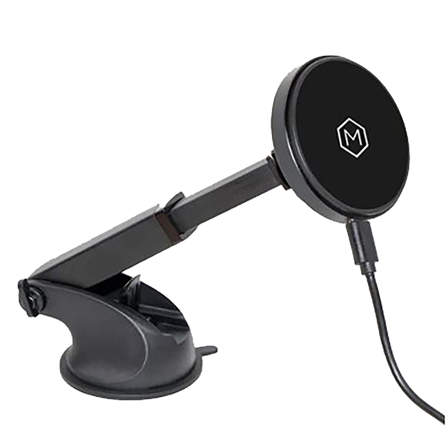 MightyMount - Magsafe Magnetic Phone Holder, With Wireless Charger, For Car Dashboard, Black