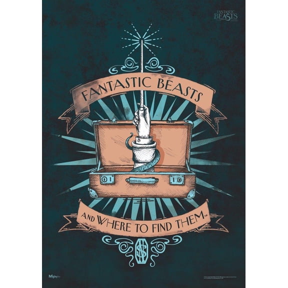 MightyPrint Fantastic Beasts and Where to Find Them 'Fantastic Beasts' Graphic Art Print