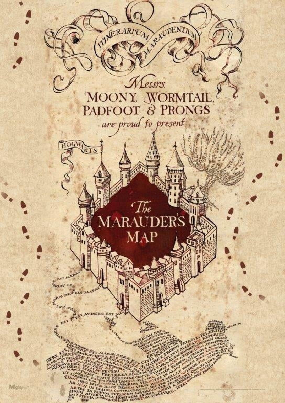 HARRY POTTER MARAUDERS Map Prop Replica Hogwarts Witchcraft & Wizardry UK Stock EUR 5,87