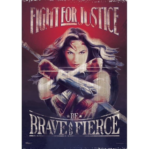 Wonder Woman (Fight for Justice) MightyPrint™ Wall Art MP17240303