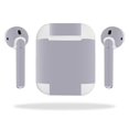 thumbnail image 1 of MightySkins APAIPO-Solid Gray Skin Decal Wrap for Apple AirPods Sticker - Solid Gray, 1 of 4