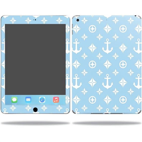Skin Decal Wrap Compatible With Apple iPad 5th Gen Sticker Design Baby Blue Designer