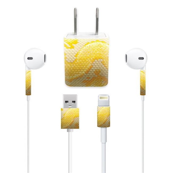 MightySkins APIPH6CH-Albino Python Skin for Apple iPhone Charge Kit Wrap Cover Sticker - Albino Python