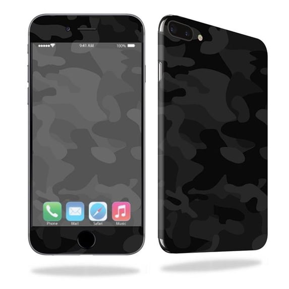 MightySkins APIPH7PL-Black Camo Skin for Apple iPhone 7 Plus, Black Camo