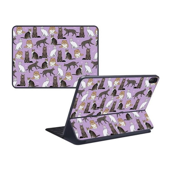 MightySkins APIPSK1118-Cat Chaos Skin for Apple iPad Pro Smart Keyboard 11 in. 2018 - Cat Chaos