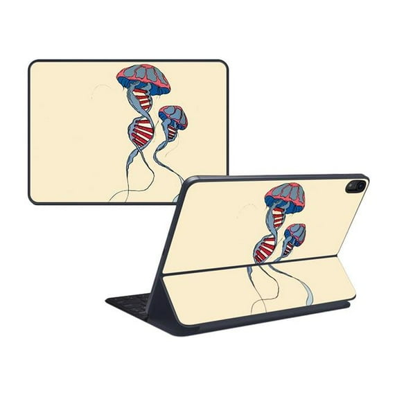 MightySkins APIPSK1218-Dna Jellyfish Skin for Apple iPad Pro Smart Keyboard 12.9 in. 2018 - DNA Jellyfish